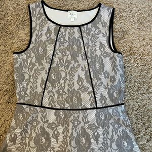 Lace tank from Anthropologie
